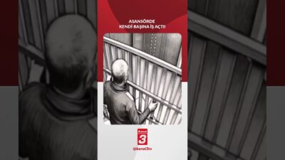 Asansörde kendi başına iş açan adam! 📶https://kanal3.com.tr/ Sosyal Medya Hesaplarımızı