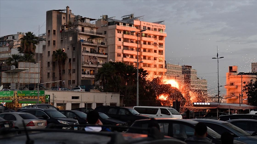 İsrail ordusunun, Lübnan'ın doğusundaki Bekaa bölgesinde 4 evi hedef alması
