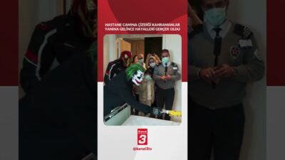 Kanal 3Cum, Mart 27, 2026 2:00pmURL:Embed:Hastane camına çizdiği kahramanlar yanına