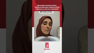 Kanal 3Pts, Mart 23, 2026 8:00amURL:Embed:Bir kadının, Ramazan ayında tüketilen
