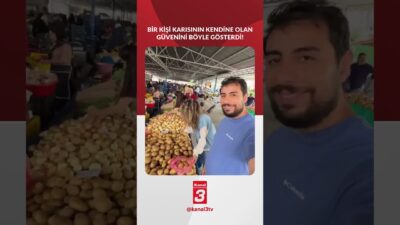 Pazar alışverişi yapan bir kişi, karısının kendisine ne kadar güvendiğini