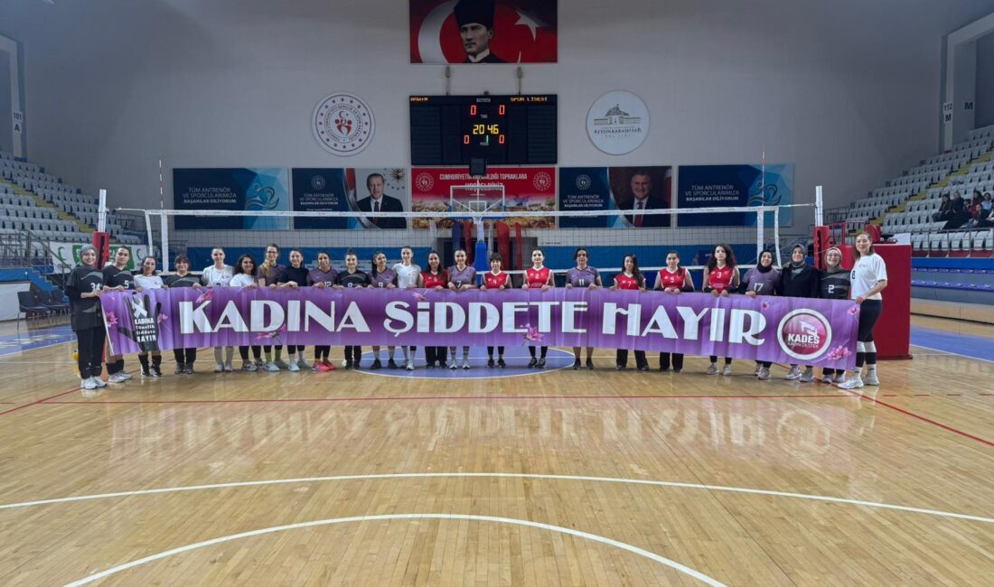 8 Mart Dünya Kadınlar Günü kapsamında düzenlenen voleybol müsabakaları, Prof.