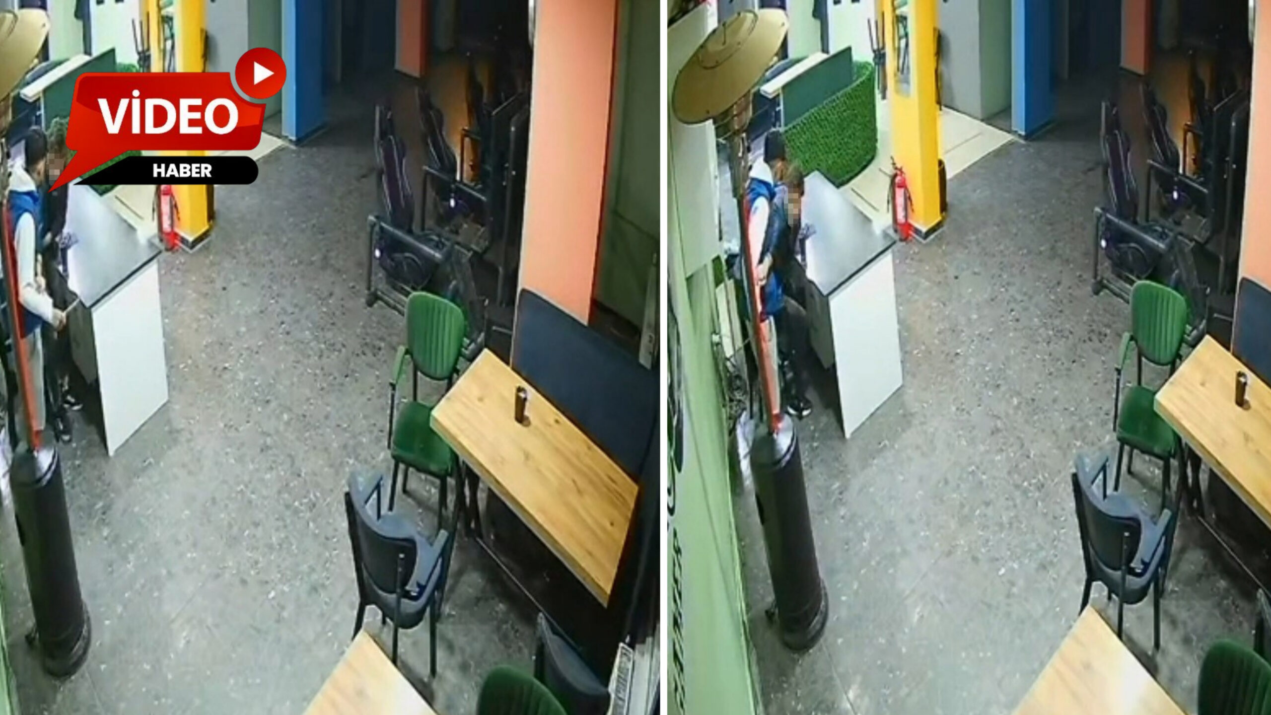Afyonkarahisar’ın Sandıklı ilçesinde bir internet kafede yaşanan dehşet anları, güvenlik