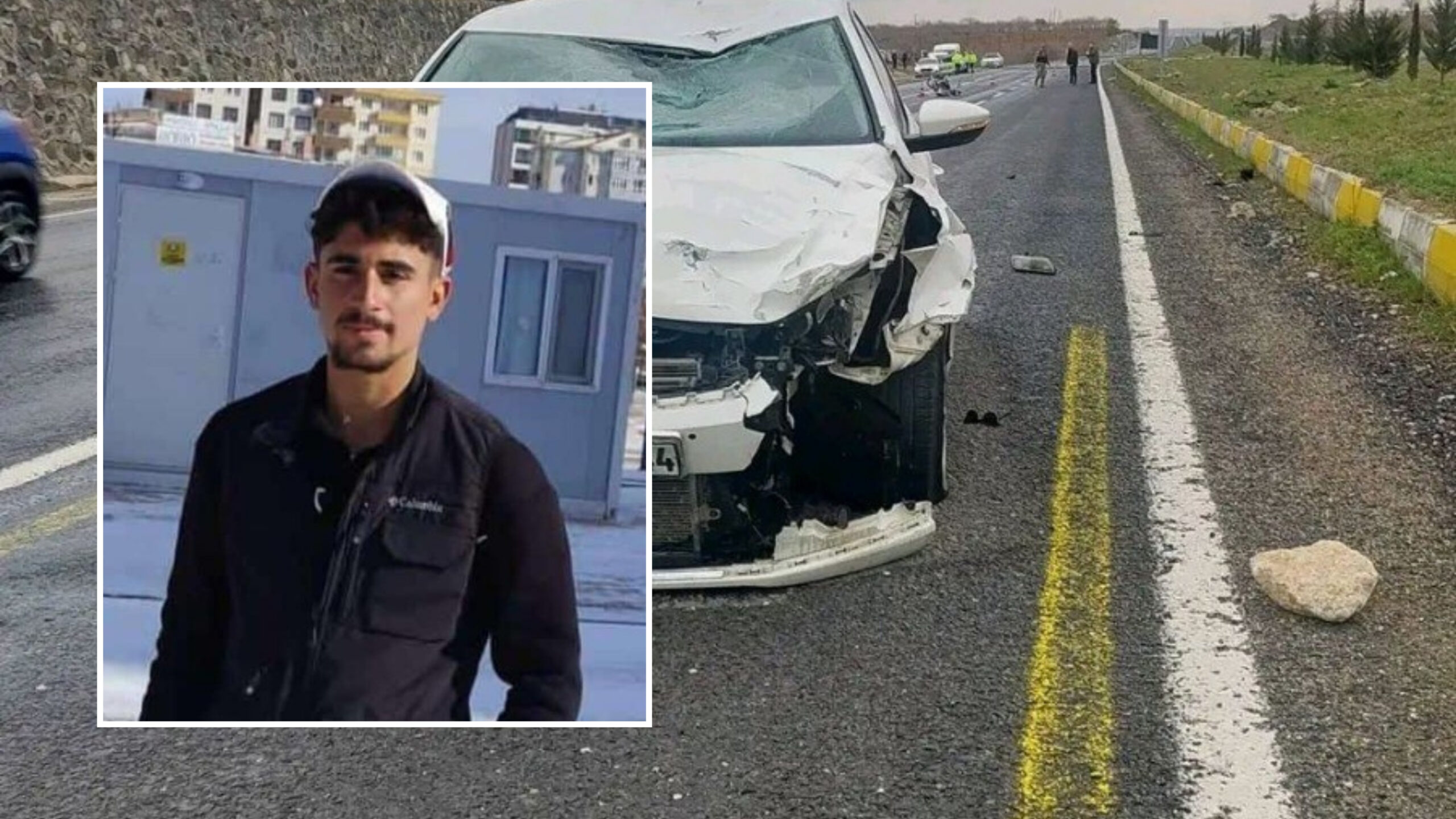 Şanlıurfa’nın Bozova ilçesinde otomobil ile motosikletin çarpışması sonucu meydana gelen