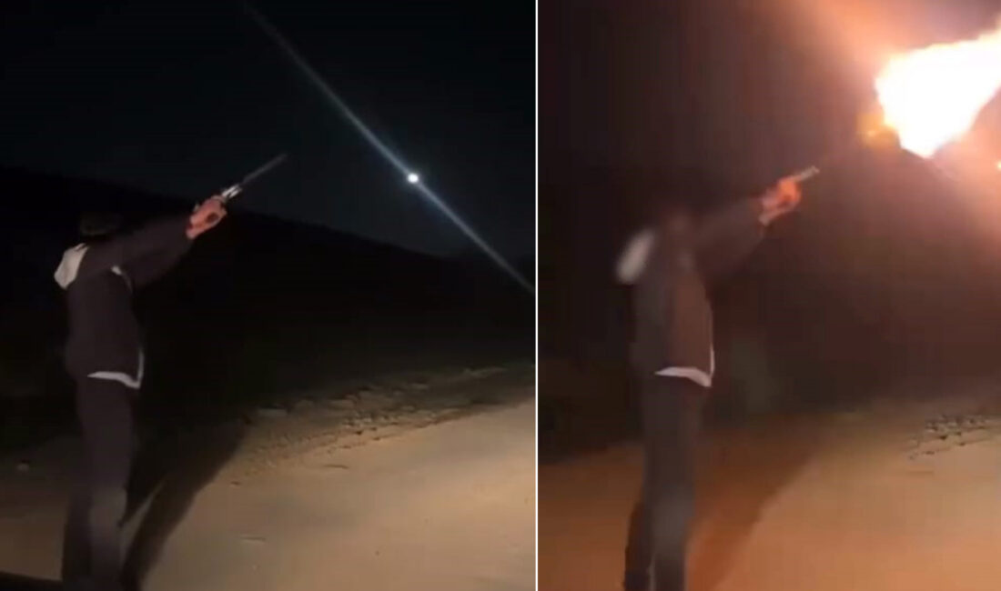 Bursa’nın İnegöl ilçesinde, sokak ortasında tabancayla havaya ateş açarak mahalle