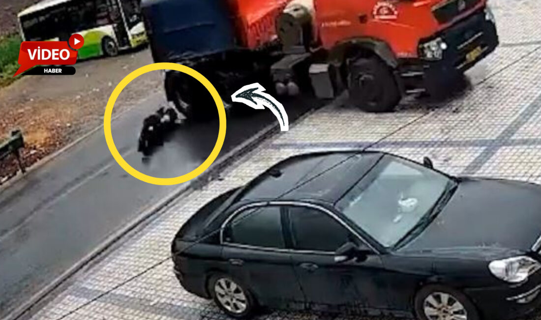 Çin’de yolun karşısına dikkatsizce geçen bir yayaya tır çarptı. Tırın