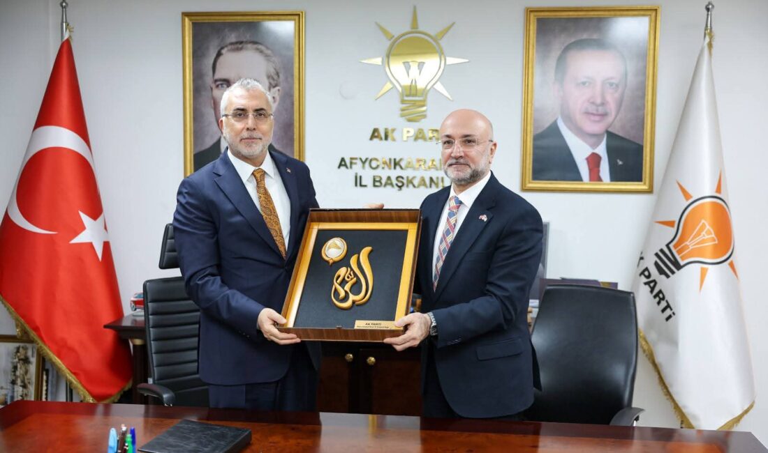 Çalışma ve Sosyal Güvenlik Bakanı Prof. Dr. Vedat Işıkhan, Afyonkarahisar