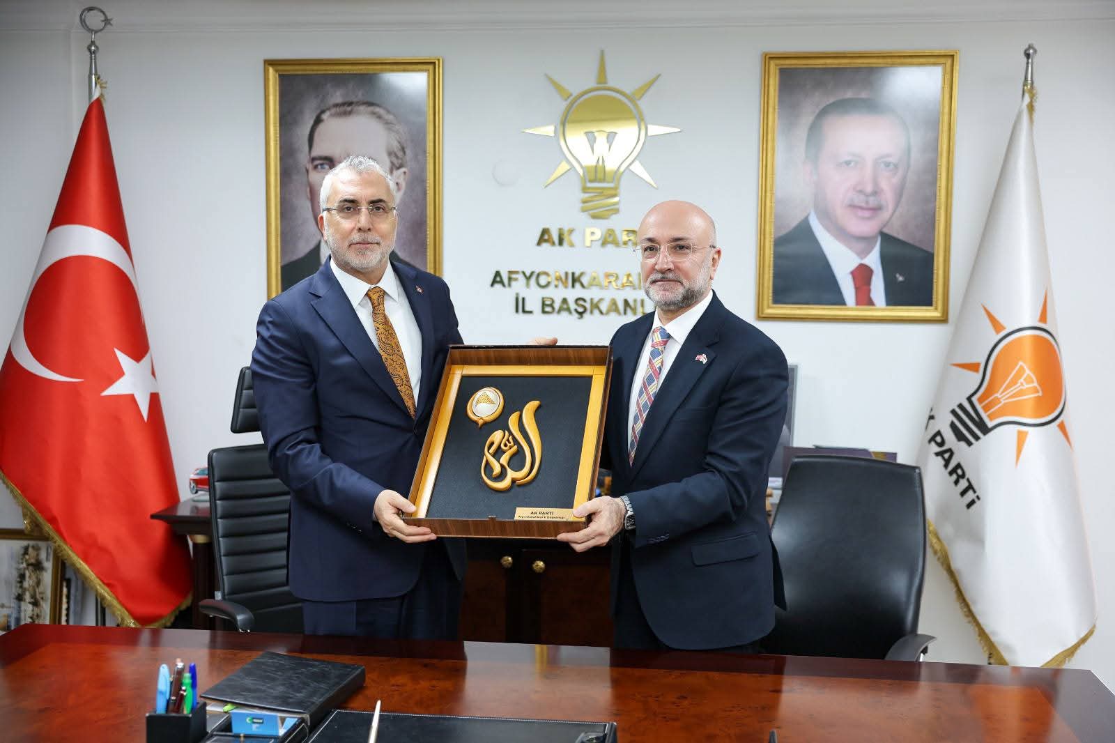 Çalışma ve Sosyal Güvenlik Bakanı Prof. Dr. Vedat Işıkhan, Afyonkarahisar