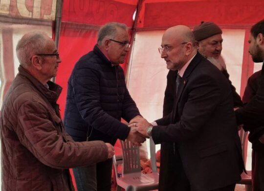 AK Parti Afyonkarahisar İl Başkanı Turgay Şahin, Dinar’da AK Parti