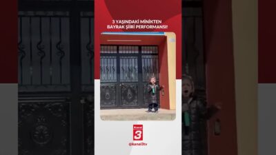 3 yaşındaki minikten bayrak şiiri performansı! 📶https://kanal3.com.tr/ Sosyal Medya Hesaplarımızı
