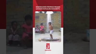 Kanal 3Pts, Mart 16, 2026 4:00pmURL:Embed:Kendi bulduğu yöntemle yıkanan çocuğun