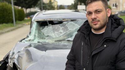 Düzce'de yaşayan Abdullah Yaldız, 2024 model sıfır kilometre aldığı aracıyla