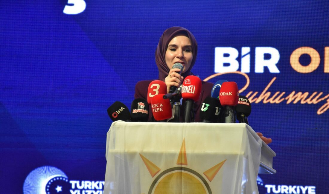 Aile ve Sosyal Hizmetler Bakanı Mahinur Özdemir Göktaş, "Bizler her