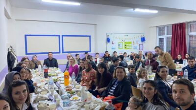 Afyonkarahisar'ın İhsaniye ilçesine bağlı Bozhüyük köyünde imece usulü ile gerçekleştirilen