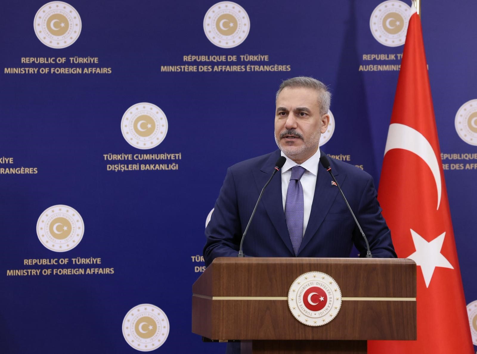 Dışişleri Bakanı Hakan Fidan, Alman mevkidaşı Johann Wadephul ile gerçekleştirdiği