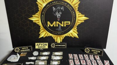Malatya'da narkotik polisinin zehir tacirlerine yönelik yürüttüğü titiz çalışma sonuç