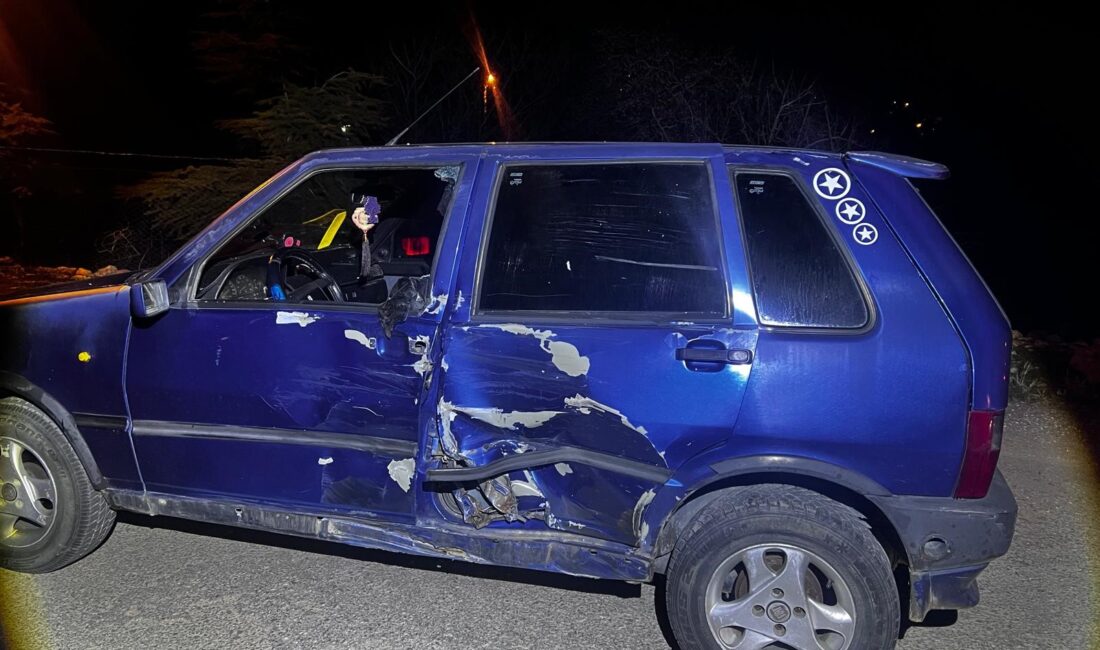 Afyonkarahisar’ın Bolvadin ilçesinde otomobil ile motosikletin çarpışması sonucu meydana gelen