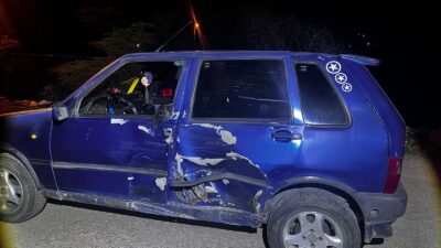 Afyonkarahisar’ın Bolvadin ilçesinde otomobil ile motosikletin çarpışması sonucu meydana gelen