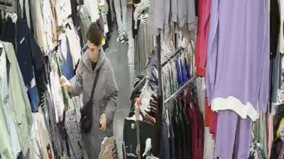  Bursa'da bir giyim mağazasında yaşanan hırsızlık olayı "bu kadarına da