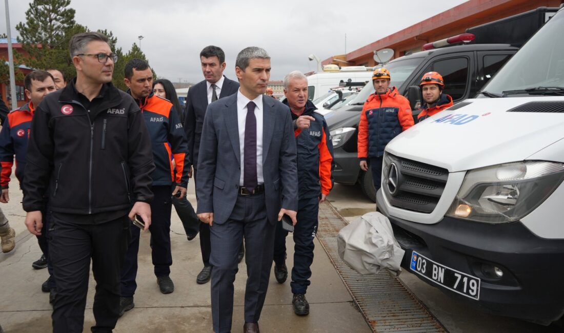 Afyonkarahisar Valisi Dr. Naci Aktaş, İl Afet ve Acil Durum