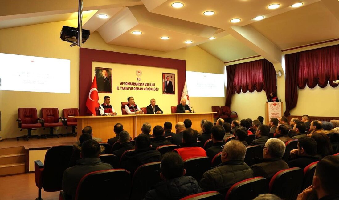 Afyonkarahisar’da tarımsal üretimde ilaç kullanımını dijital takip altına alan yeni