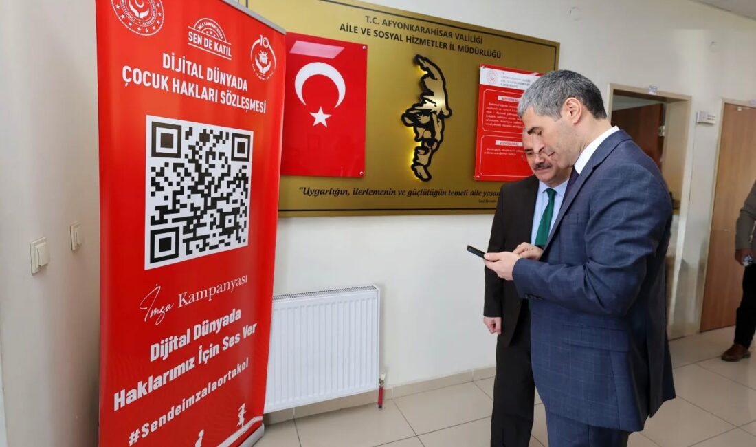 Afyonkarahisar Valisi Dr. Naci Aktaş, çocukların dijital dünyada güvenli ve