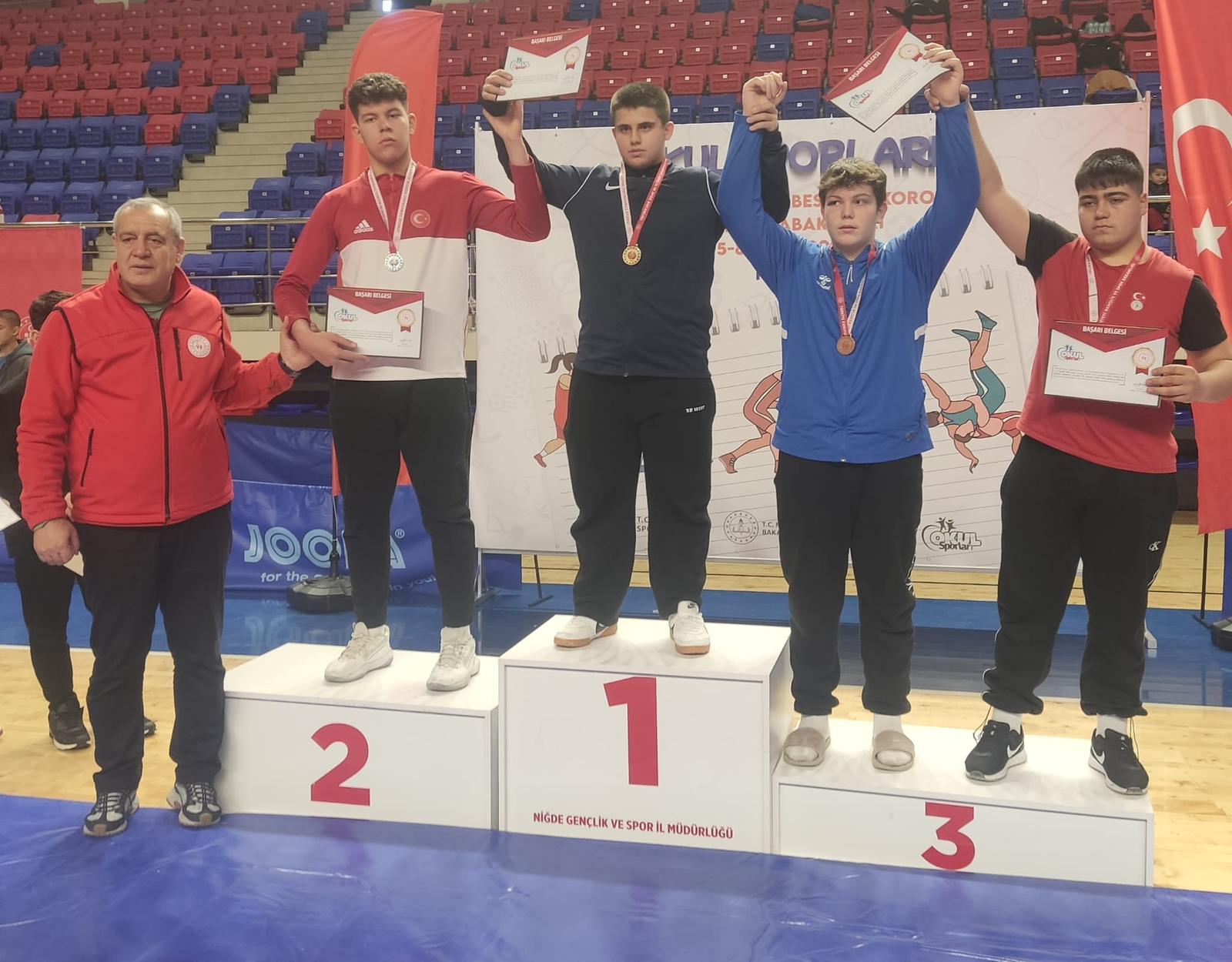 5-8 Mart tarihleri arasında Niğde’de düzenlenen Okul Sporları Yıldız Erkekler