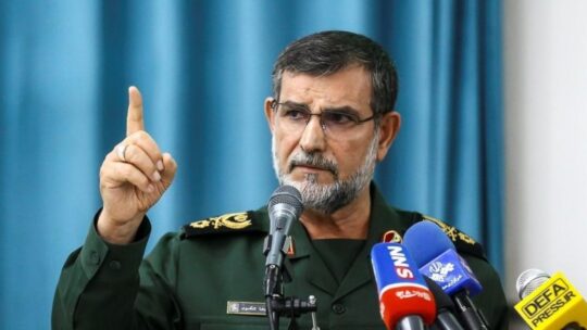 İsrail basını, İran Devrim Muhafızları Ordusu Deniz Kuvvetleri Komutanı Ali