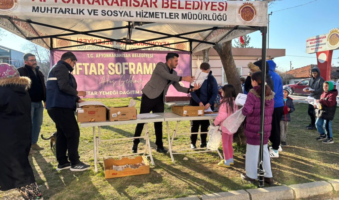 Anahtar Parti Afyonkarahisar Gençlik Kolları, Ramazan ayının birlik ve paylaşma