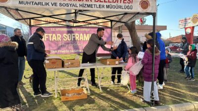 Anahtar Parti Afyonkarahisar Gençlik Kolları, Ramazan ayının birlik ve paylaşma