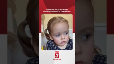 Annesiyle oyun oynarken bir anda uykusu gelen minik kız.. 📶https://kanal3.com.tr/