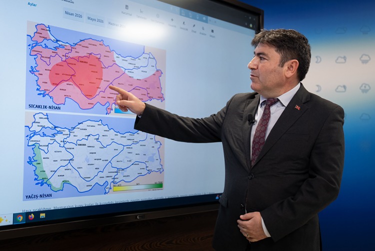 Ülke genelinde, baharda sıcaklıkların mevsim normallerinin üzerinde seyretmesi bekleniyor.