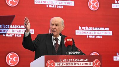 Milliyetçi Hareket Partisi Genel Başkanı Devlet Bahçeli, Ankara’da düzenlenen iftar