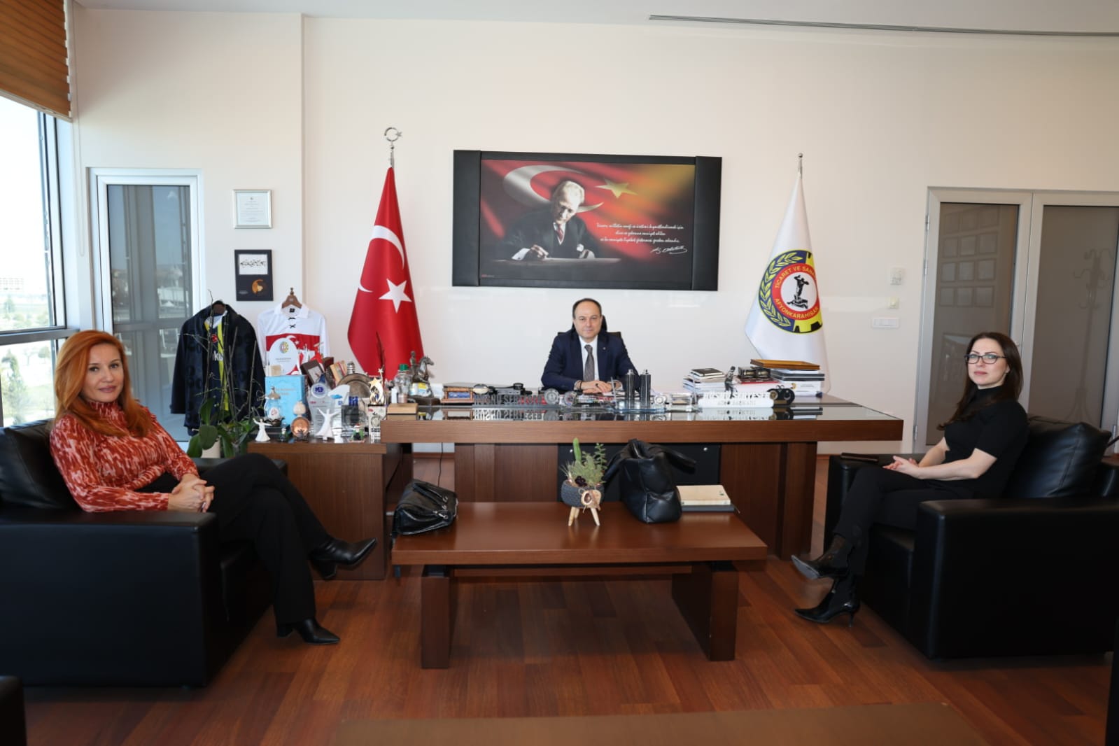 Ziraat Bankası Kadınana Şube Müdürü Murat Bilen ile Ticari Müşteri