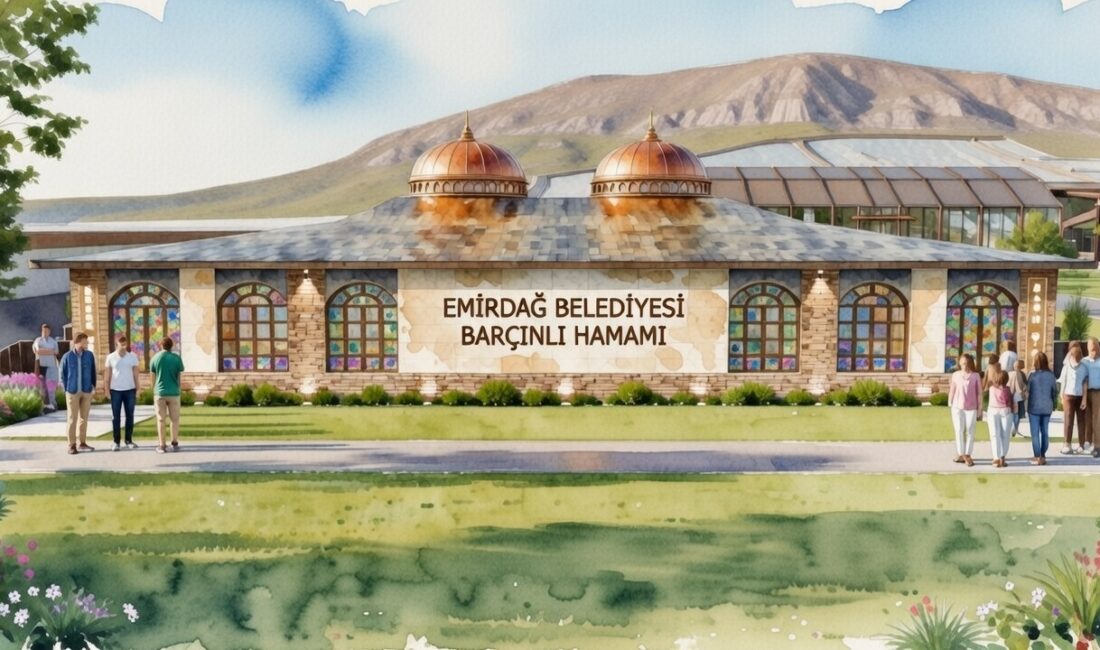 Emirdağ Belediyesi, ilçeye kazandırmayı planladığı yeni hamam projesi için düğmeye