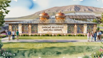 Emirdağ Belediyesi, ilçeye kazandırmayı planladığı yeni hamam projesi için düğmeye