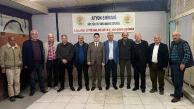 Bolvadin Belediye Başkanı Derviş Aynacı, İzmir’de yaşayan Emirdağlı vatandaşlarla bir