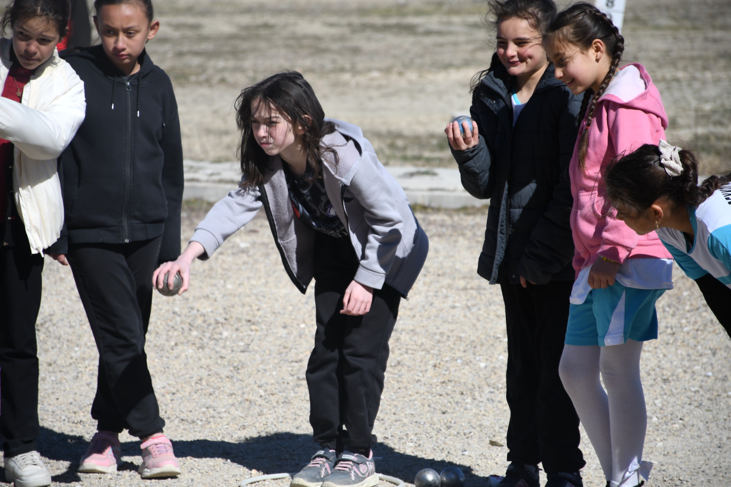 Afyonkarahisar’da düzenlenen Okul Sporları Küçükler Bocce Müsabakaları, Kocatepe Spor Kompleksi’nde