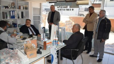 İYİ Parti Afyonkarahisar İl Başkanı Muhammet Mısırlıoğlu ve beraberindeki il