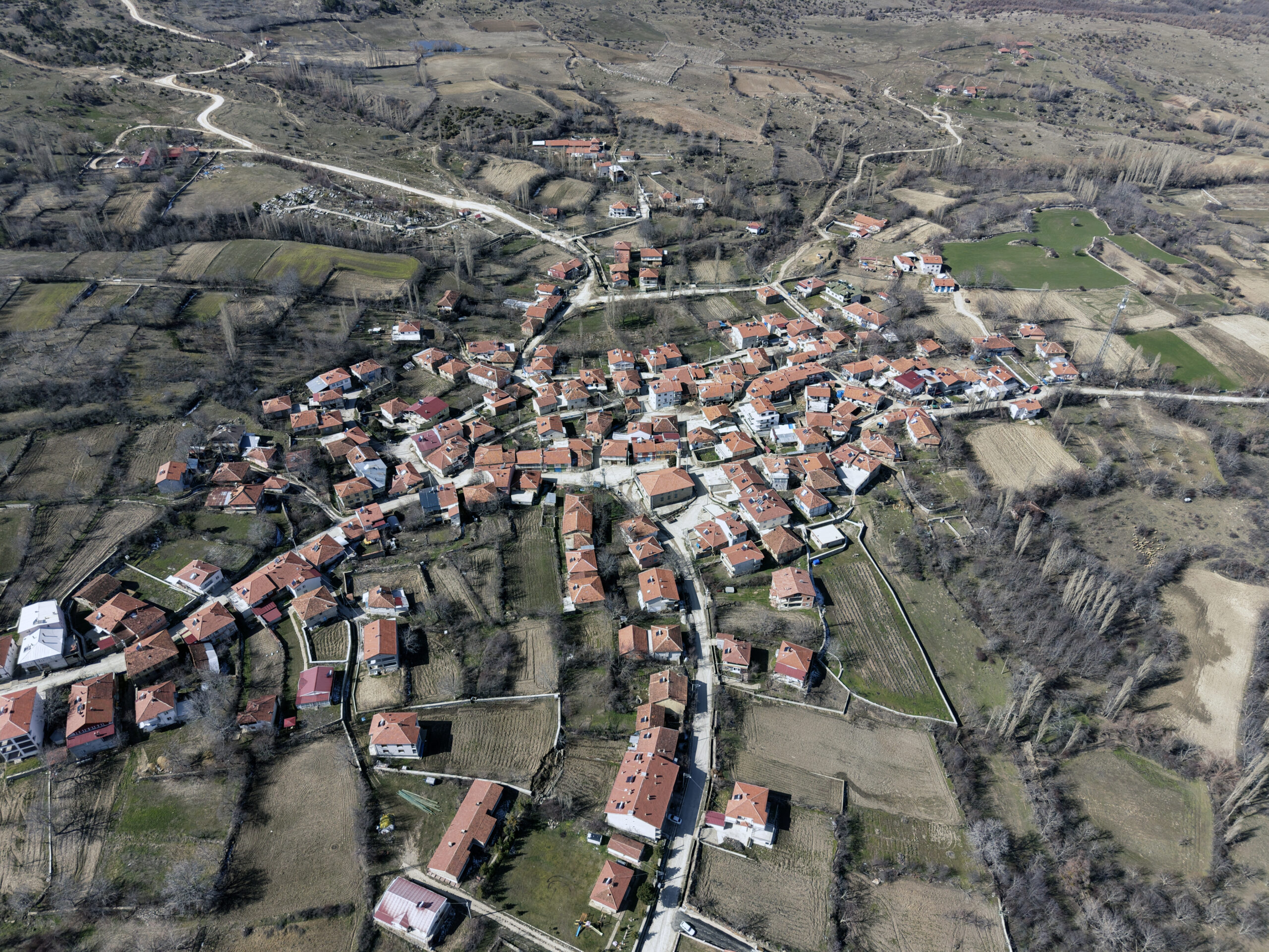 Afyonkarahisar'ın Sinanpaşa ilçesinde "En Yeşilaycı Köy" ilan edilen 370 nüfuslu