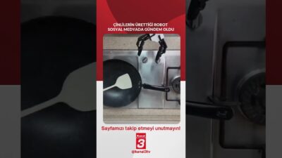 Çinlilerin ürettiği robot sosyal medyada gündem oldu! | Türkiye’de olsa