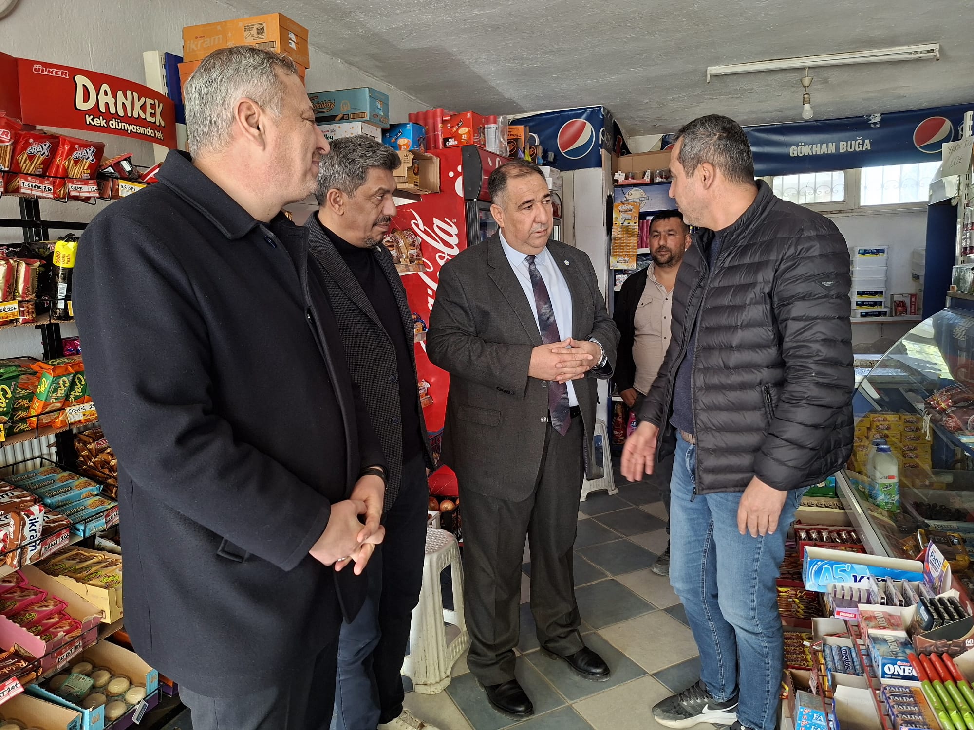 İYİ Parti Afyonkarahisar İl Başkanı Muhammet Mısırlıoğlu, İl Sekreteri Şaban