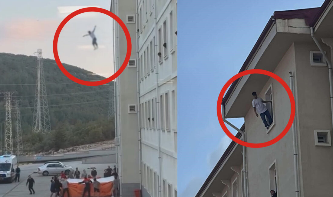 Muğla’nın Menteşe ilçesindeki bir erkek öğrenci yurdunda, girdiği bunalım sonucu