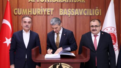 Afyonkarahisar Valisi Dr. Naci Aktaş, iadeiziyaretleri kapsamında Adli Yargı ve