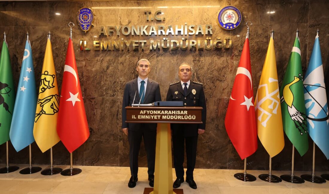 Afyonkarahisar Valisi Dr. Naci Aktaş, şehrin asayiş ve güvenlik gündemini