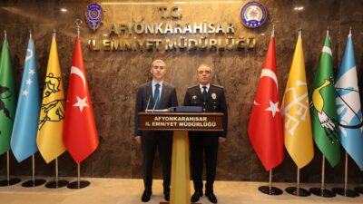 Afyonkarahisar Valisi Dr. Naci Aktaş, şehrin asayiş ve güvenlik gündemini