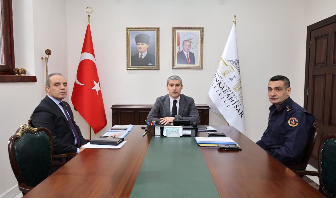 Afyonkarahisar Valisi Dr. Naci Aktaş, İçişleri Bakanı Mustafa Çiftçi başkanlığında