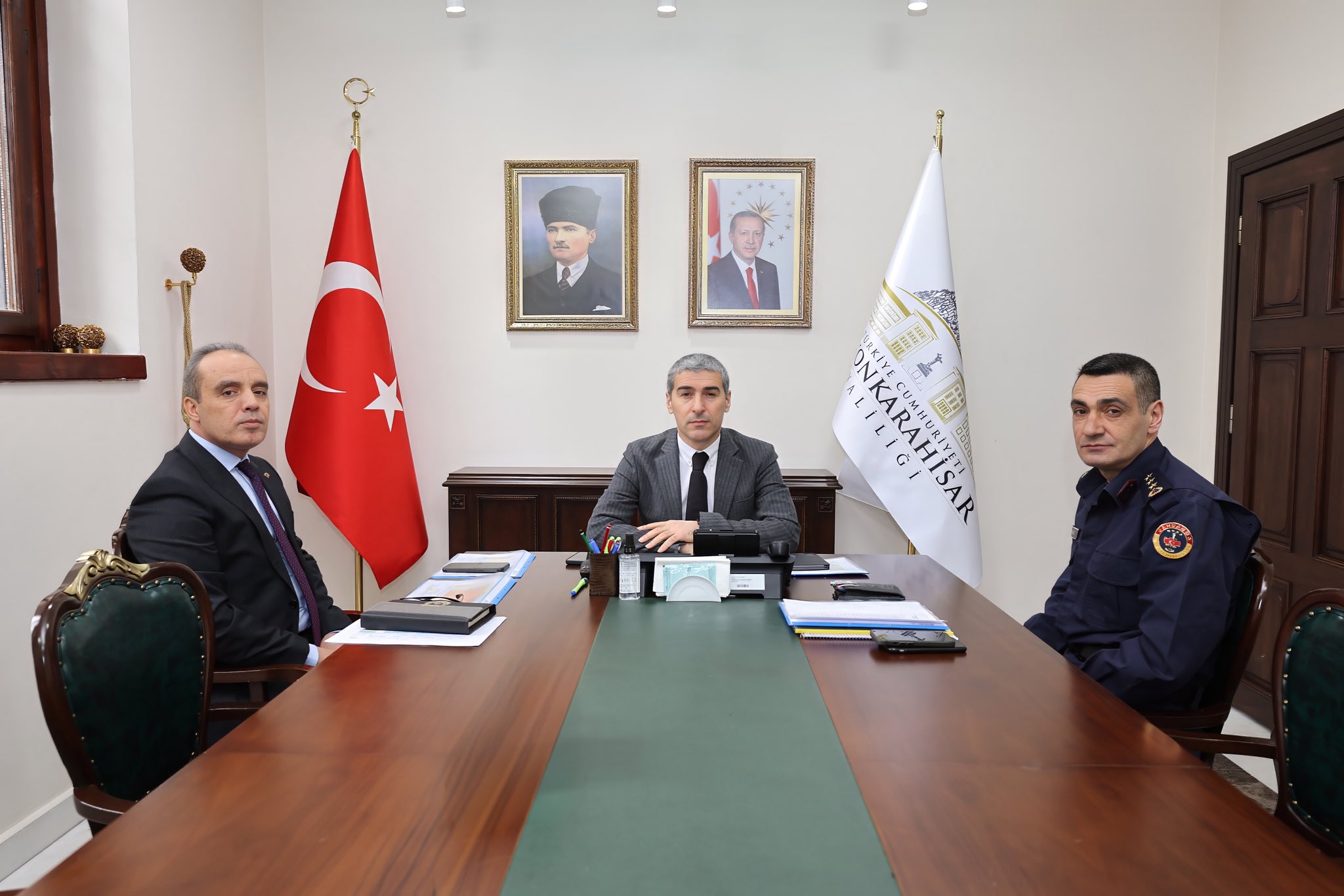 Afyonkarahisar Valisi Dr. Naci Aktaş, İçişleri Bakanı Mustafa Çiftçi başkanlığında