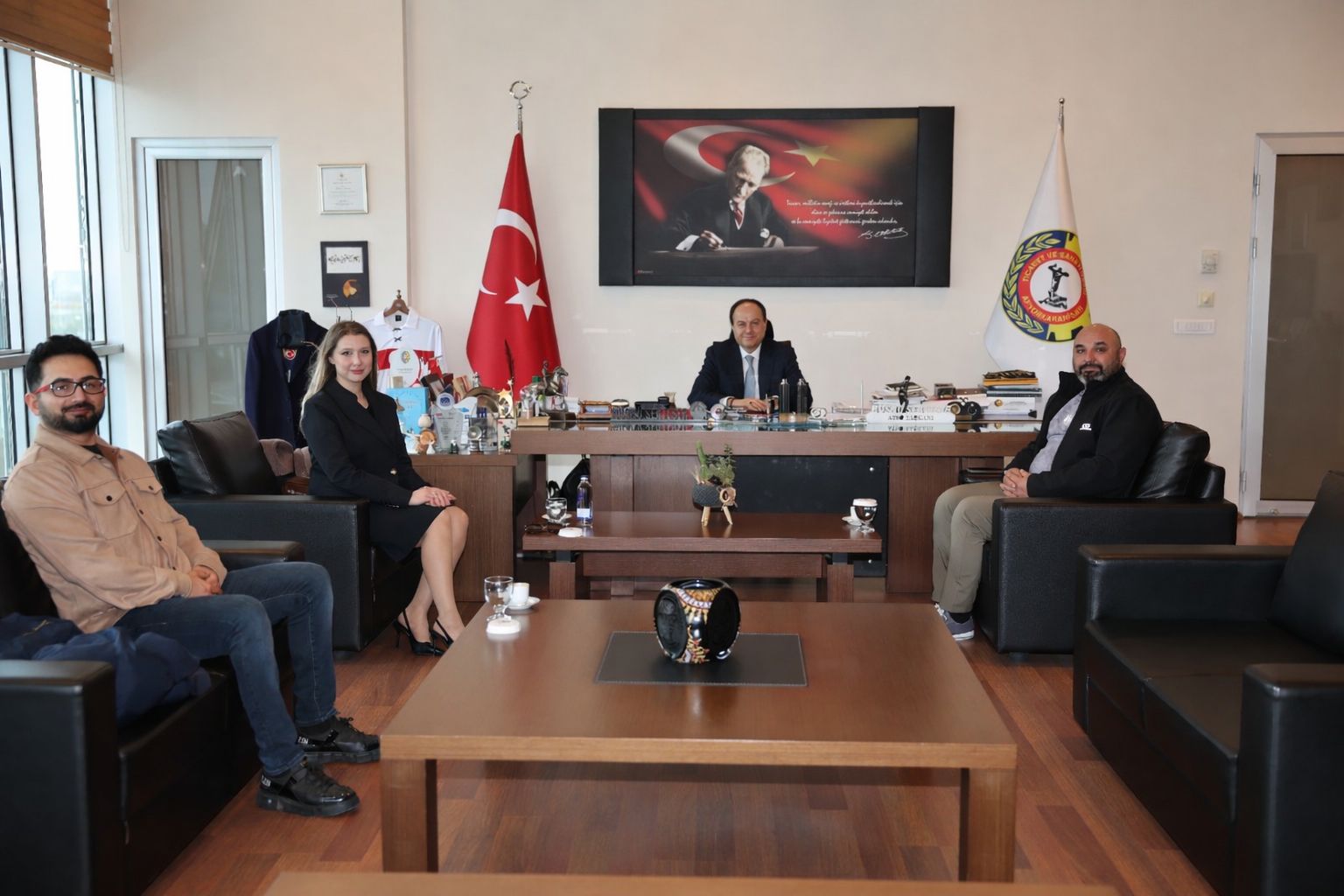 Arteks Makine Sanayi yetkilisi Mehmet Şimşek, NBK Havalı Şaft Yönetim