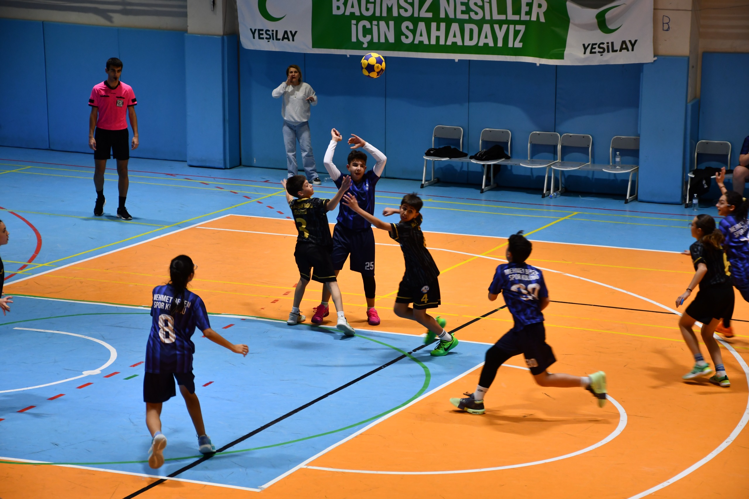 Okul Sporları faaliyet programı kapsamında düzenlenen Korfbol Yıldızlar Grup Müsabakaları,